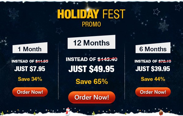 Cyber monday and black friday discount