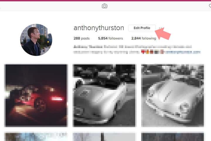 Delete Instagram account temporary