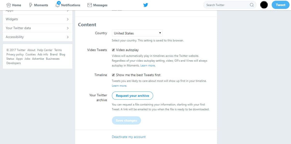 How to delete Twitter Account Permanently
