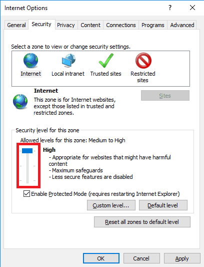 How to secure Explorer