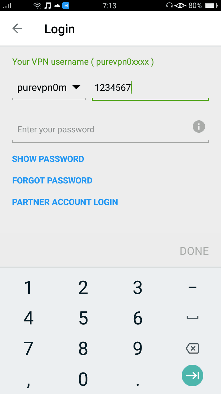 Android App Login screen (new)