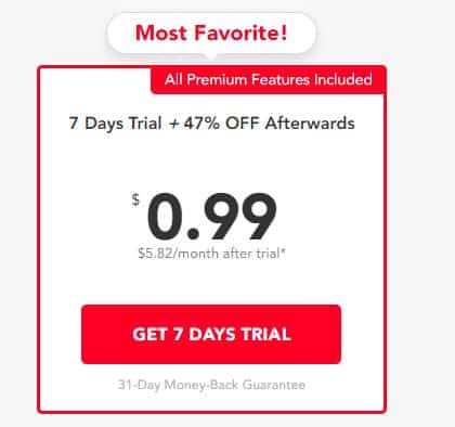 7 days VPN Trial