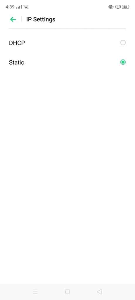 Failed to obtain IP address