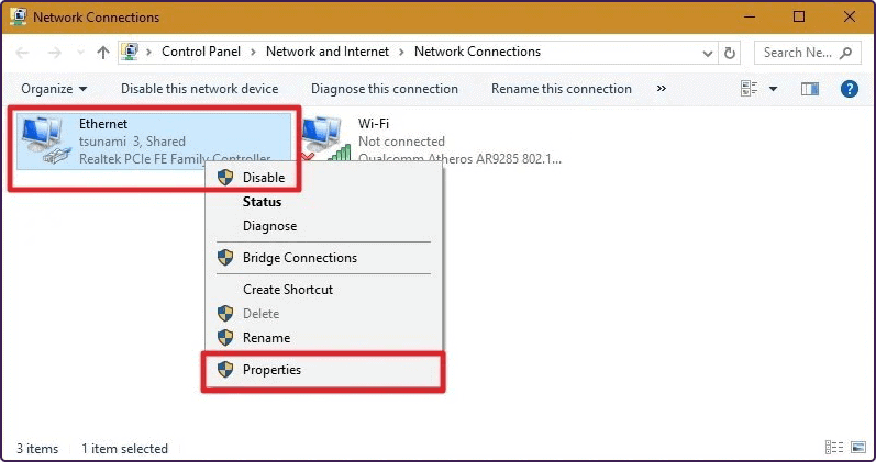 apple tv vpn - network connections ethernet properties