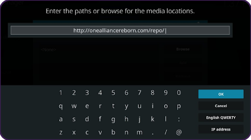 Install One Alliance Reborn Kodi Builds
