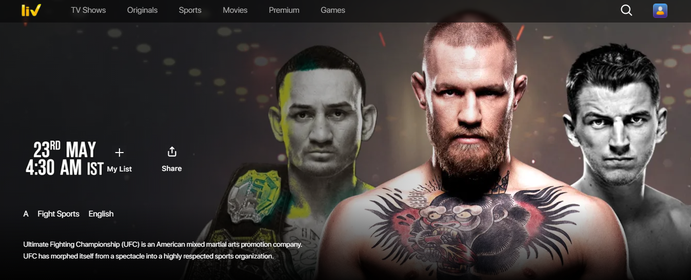 SonyLiv Sports