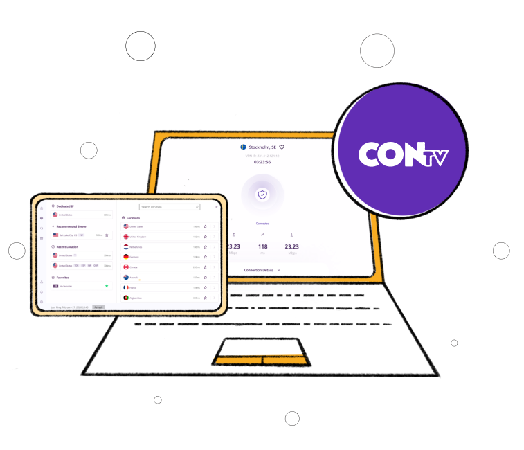 CONtv outside US