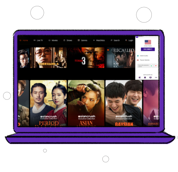 watch AsianCrush outside the US with vpn
