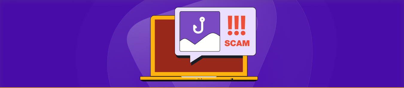 blank image phishing scams