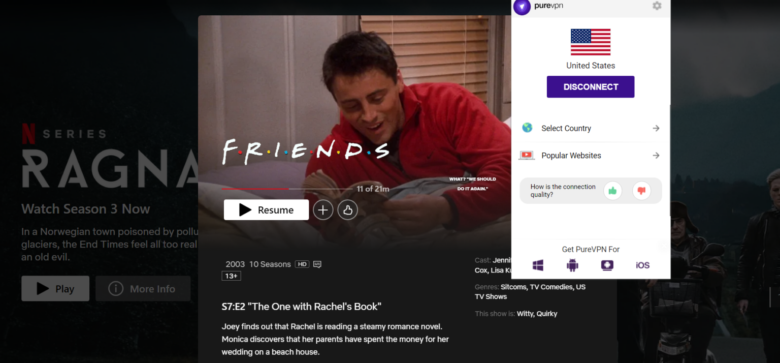 How to watch Friends on Netflix in the US for Free - PureVPN Blog