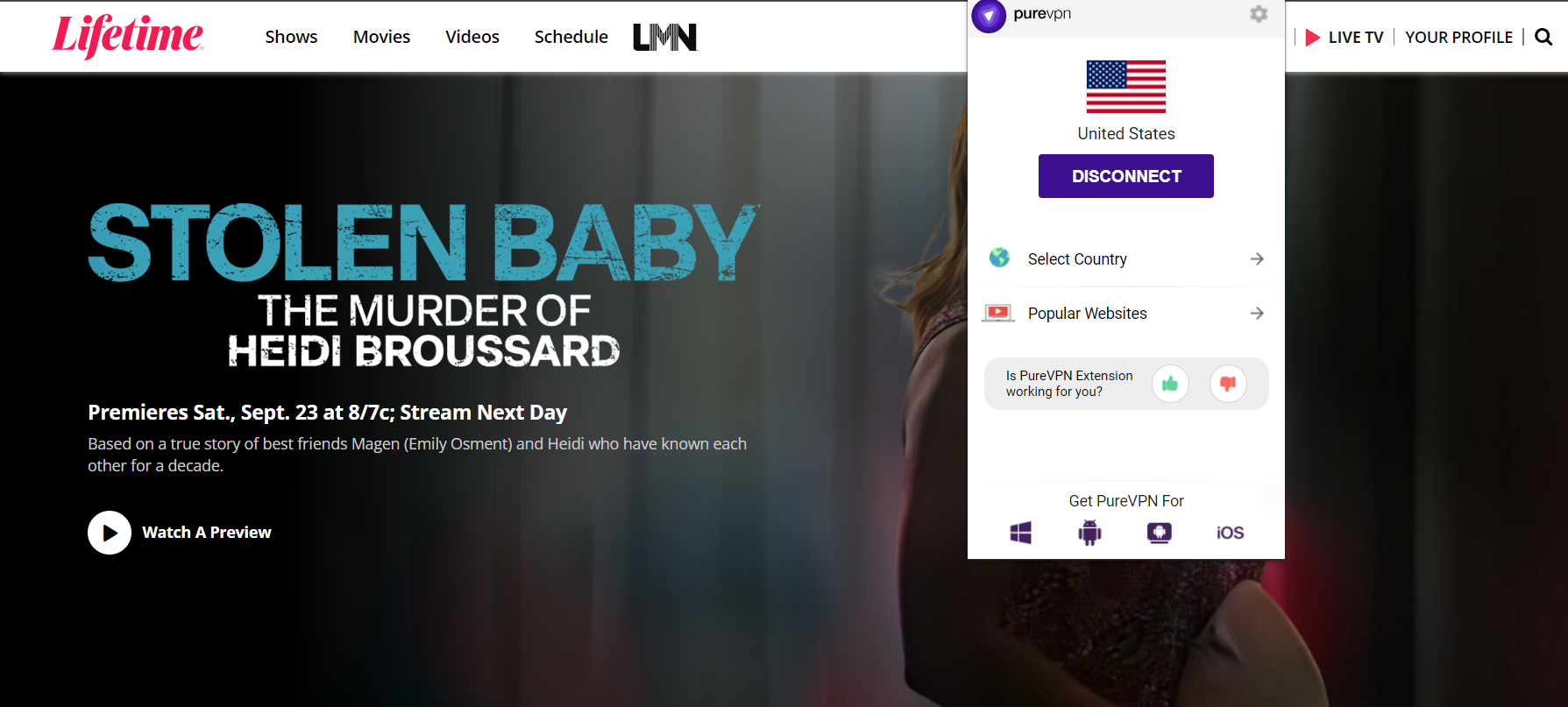How to watch Stolen Baby The Murder of Heidi Broussard