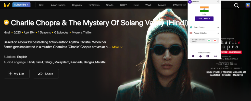 watch Charlie Chopra and The Mystery of Solang Valley on SonyLiv