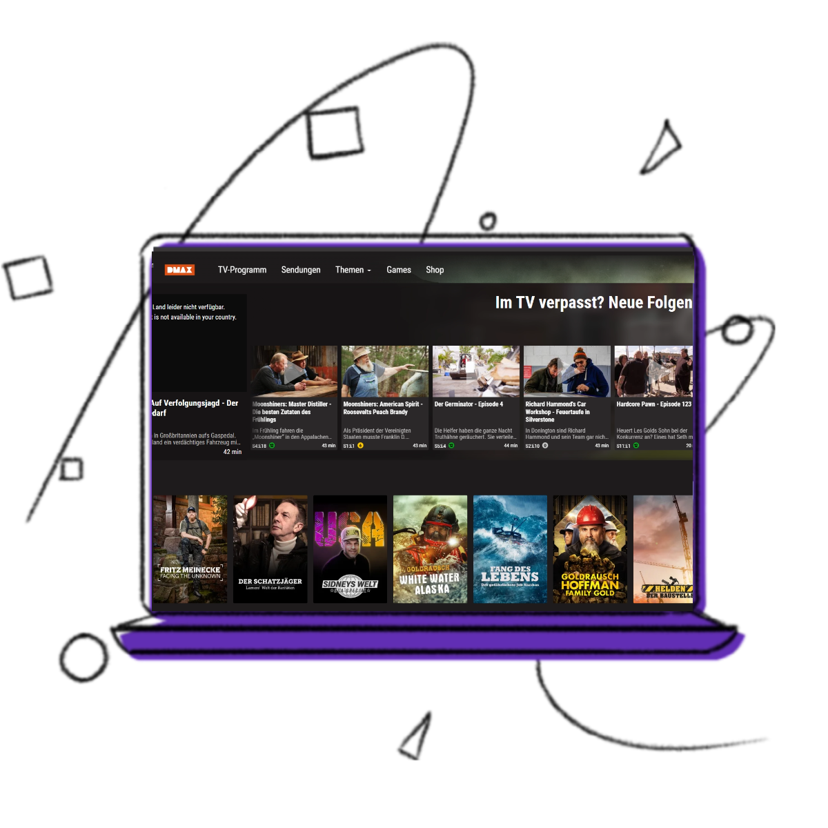 subscribe to DMAX in us