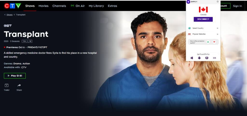watch Transplant Season 4 on CTV