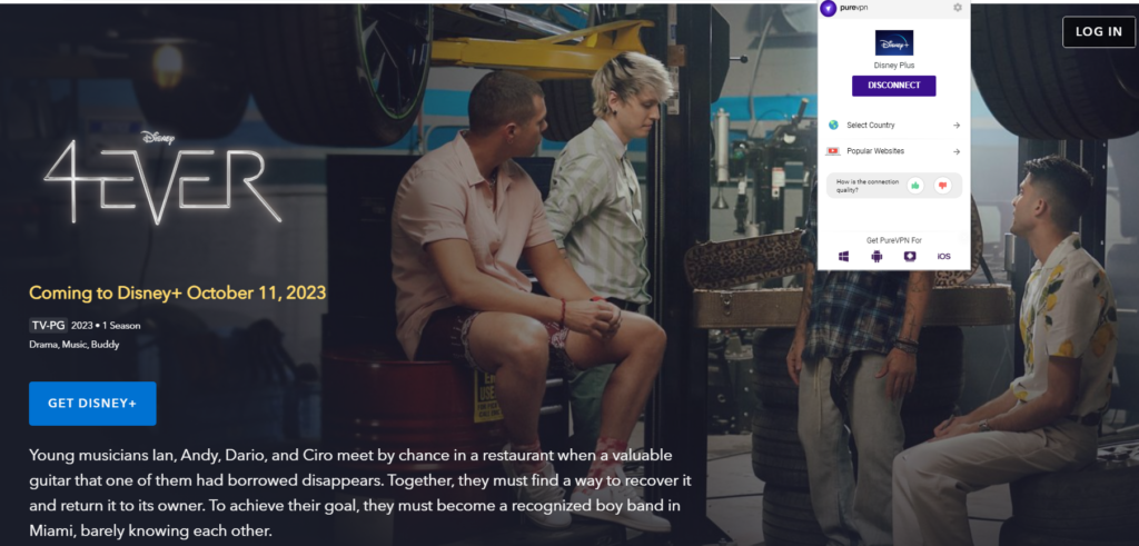 watch 4EVER on Disney Plus