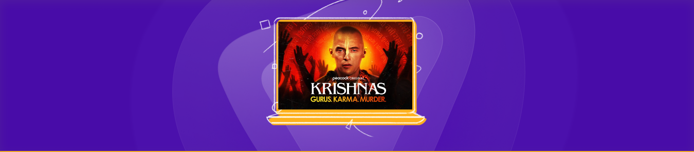watch Krishnas Gurus. Karma. Murder. outside the US
