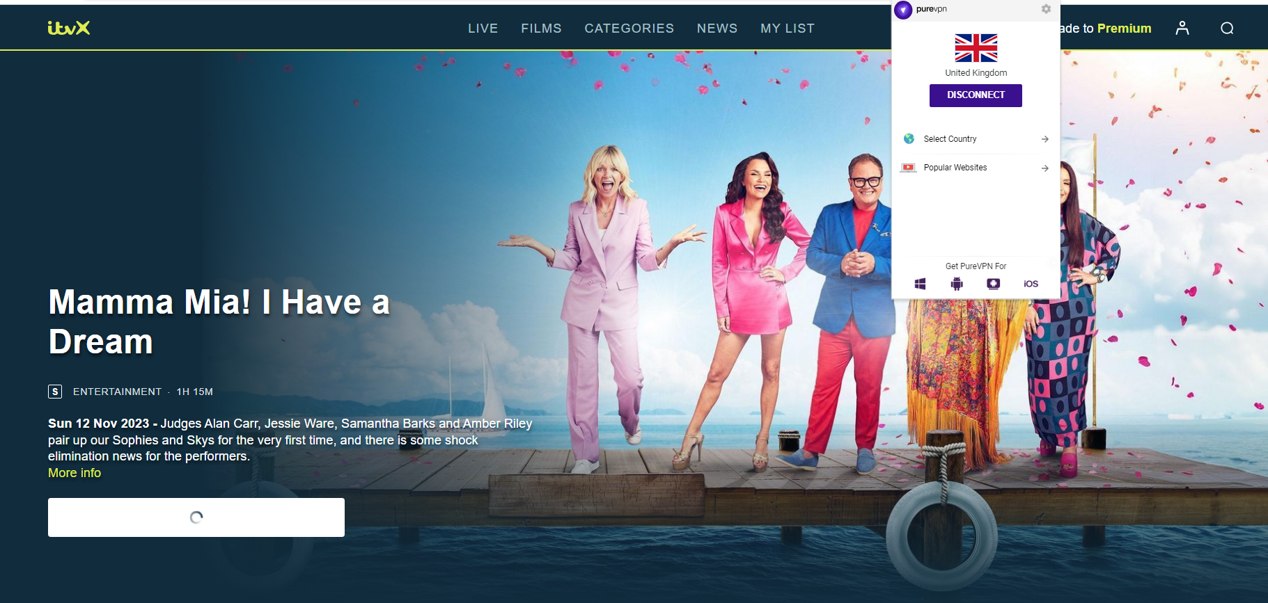How to watch Mamma Mia! I Have a Dream in the US on ITV - Where Can I Watch Mamma Mia For Free