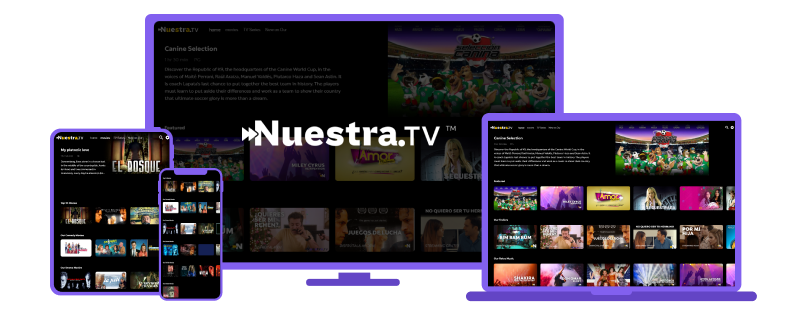 Stream Nuestra TV on any device