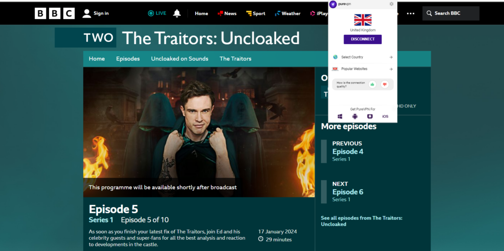 watch The Traitors: Uncloaked on BBC iPlayer