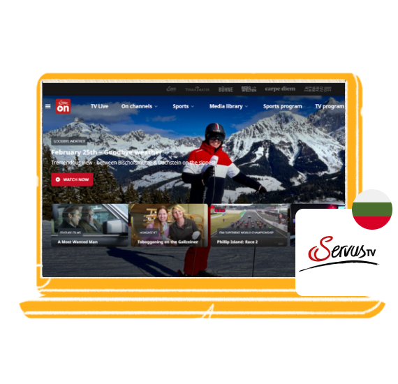 Servus TV live stream in Bulgaria