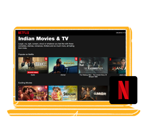 watch indian Netflix in US