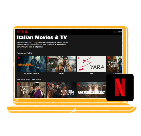 watch Italian Netflix in US