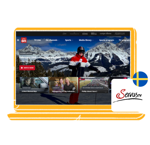  Servus TV live stream in Sweden