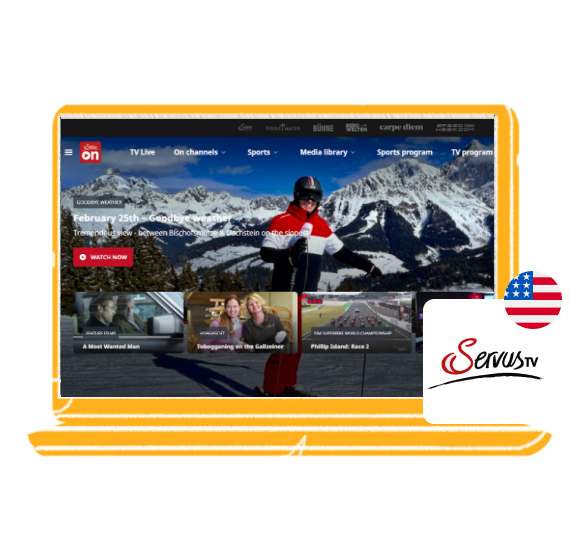 Servus TV live stream in the USA