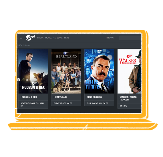 Upcomig show on UPtv