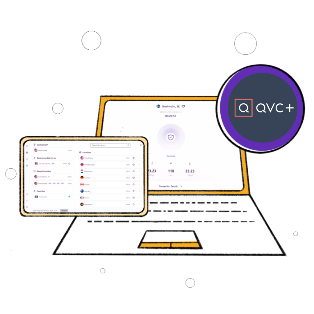 watch qvc outside us with vpn