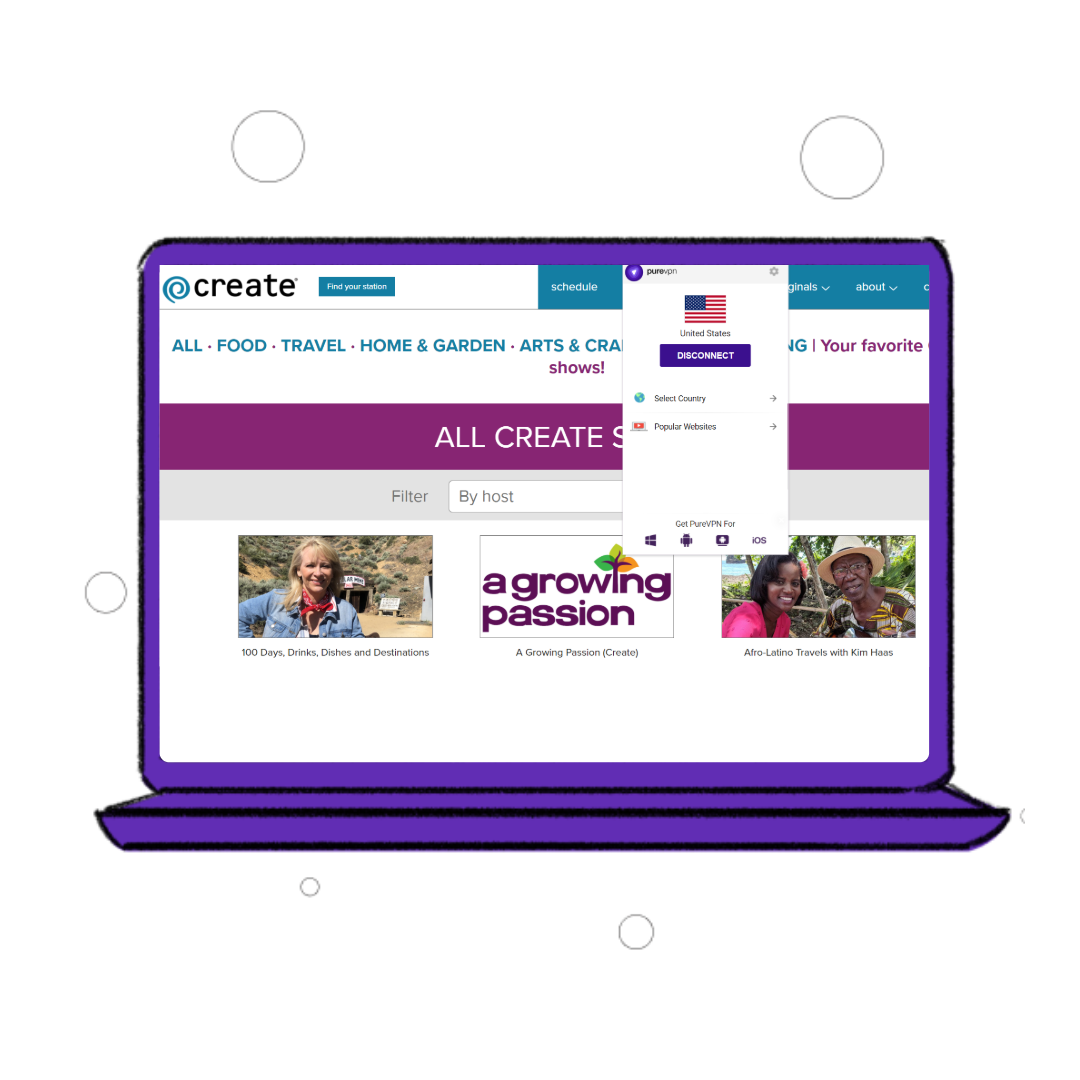 watch Create TV outside the us with vpn