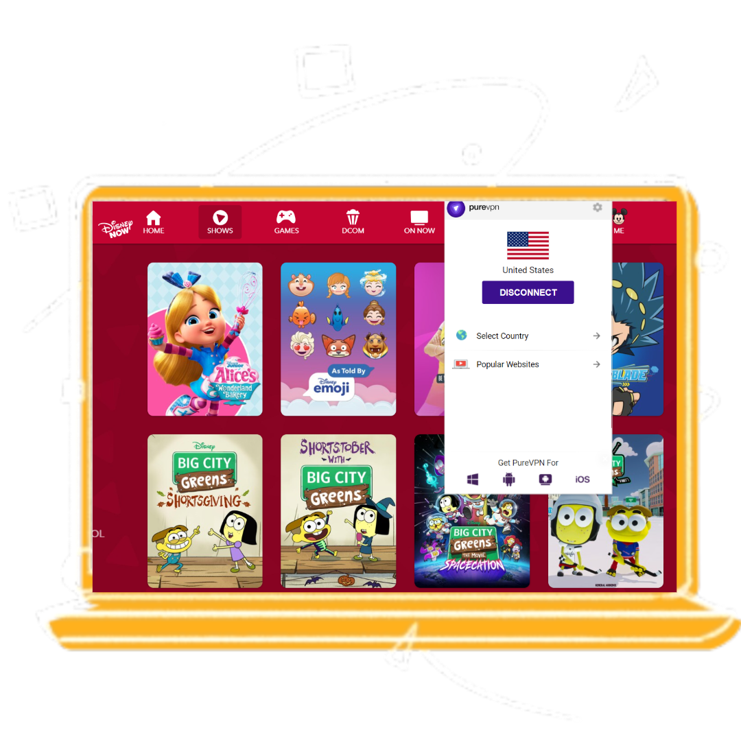 subscribe to Disney Now in Australia