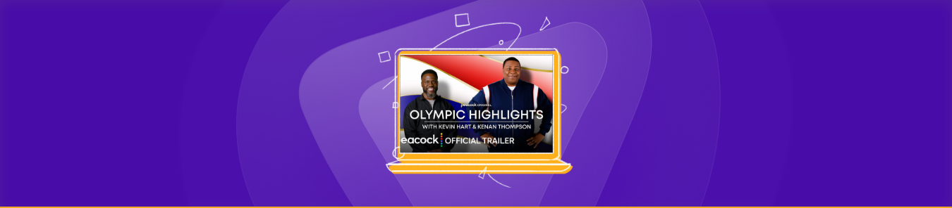 Watch Olympic Highlights With Kevin Hart and kenean in the UK