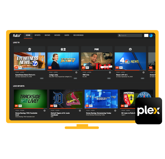 Watch FuboTV on Plex Watch FuboTV on Plex