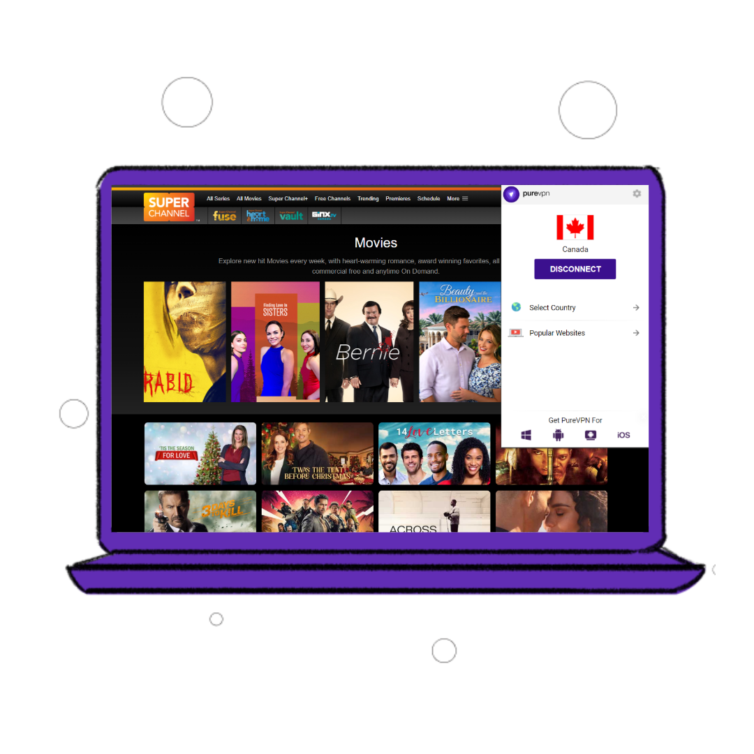 watch Super Channel in the US with VPN