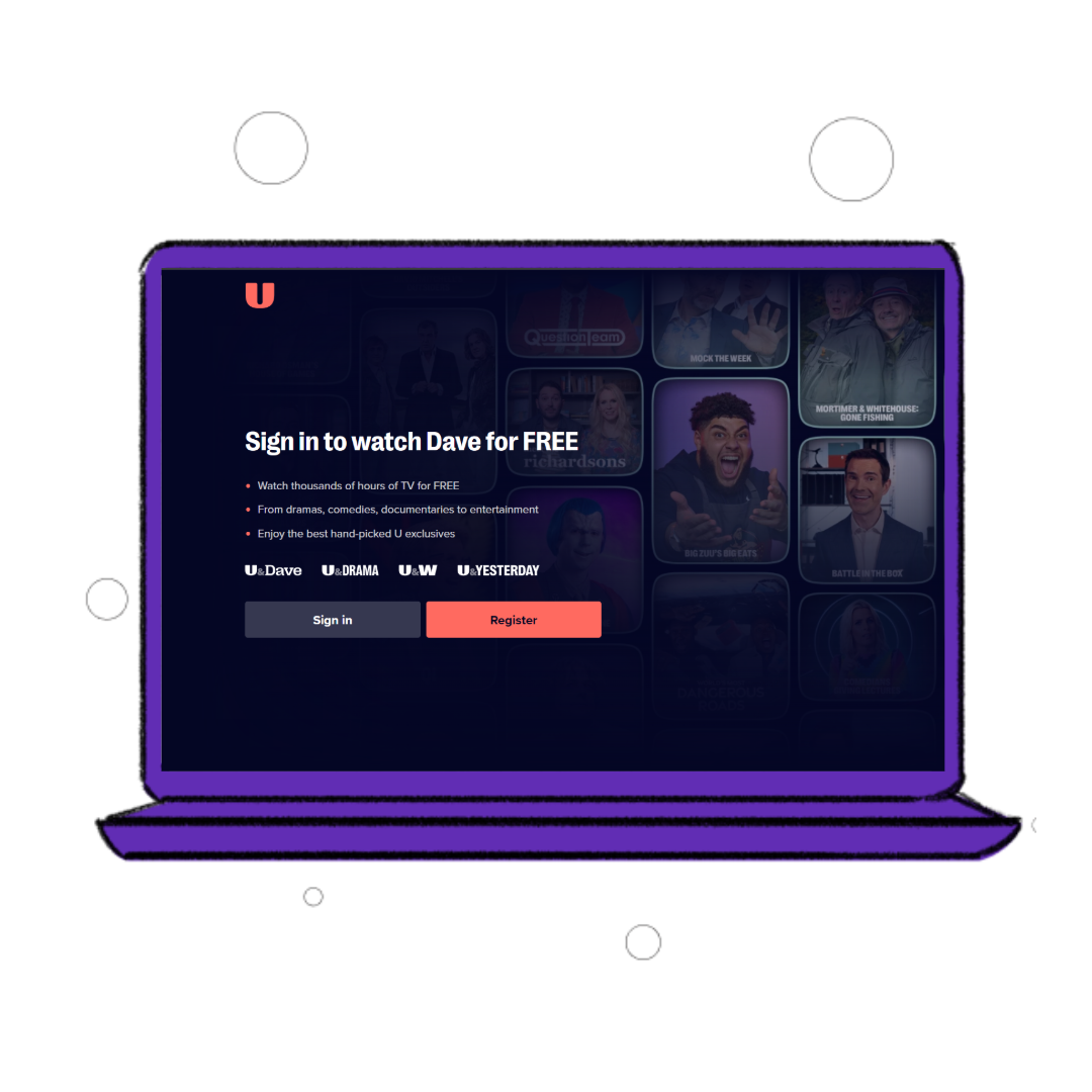 signup to U&Dave