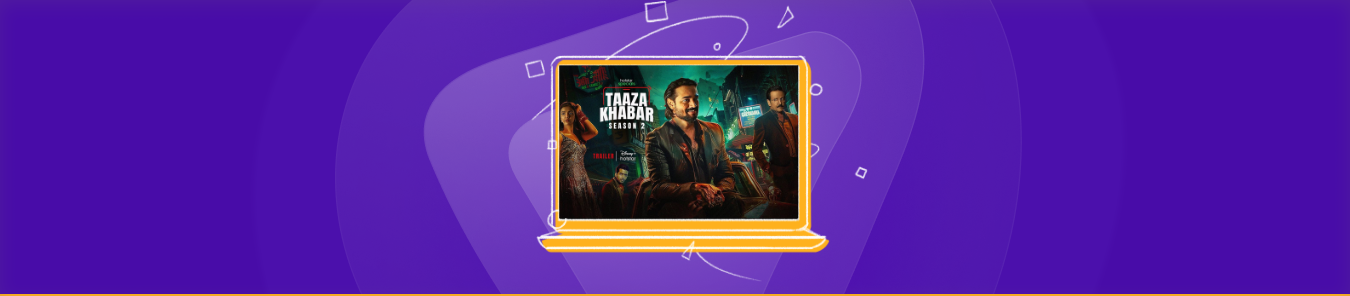 How to watch Taaza Khabar Season 2 in the US