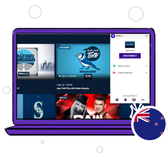watch Sportsnet in New Zealand with a VPN