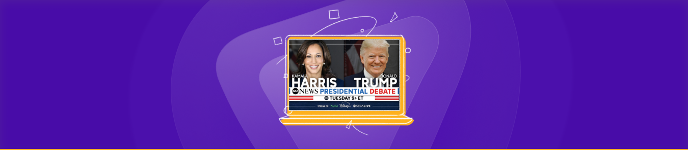 Watch Presidential Debate 2024 trump vs harris in the UK