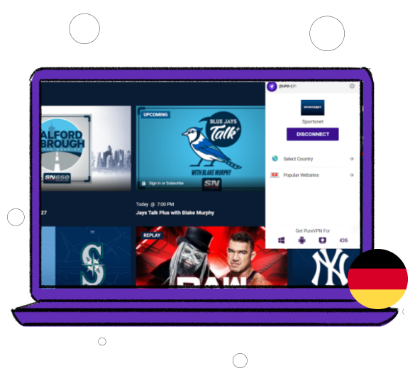 watch Sportsnet in Germany with a VPN