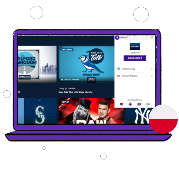 watch Sportsnet in Poland with a VPN