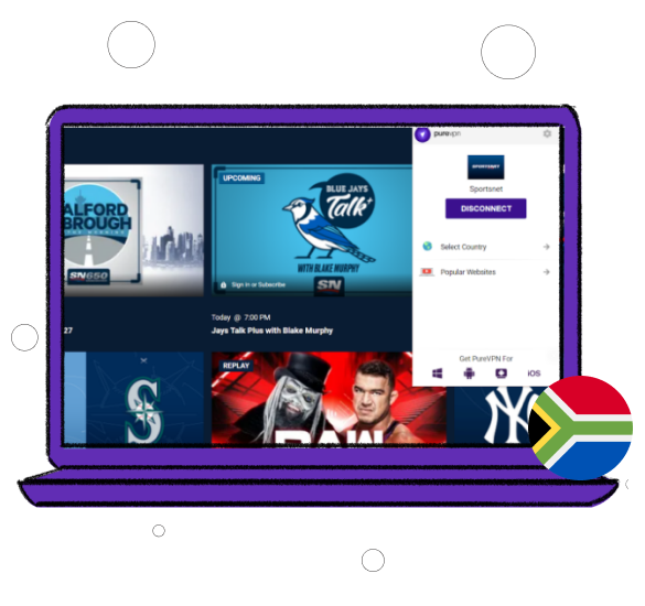watch Sportsnet in South Africa with a VPN