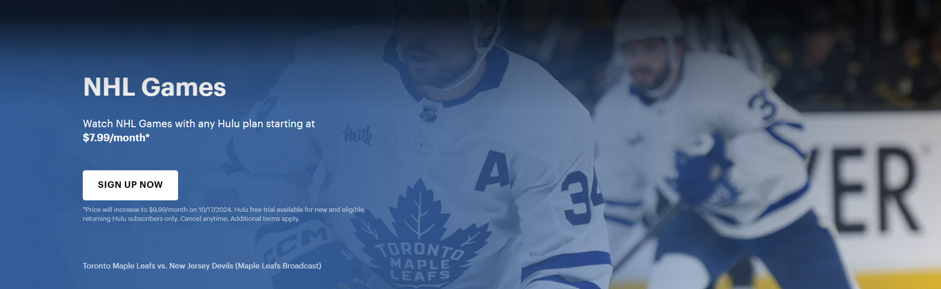 How to Watch 2024 NHL Games Live on Hulu + Live TV for Free