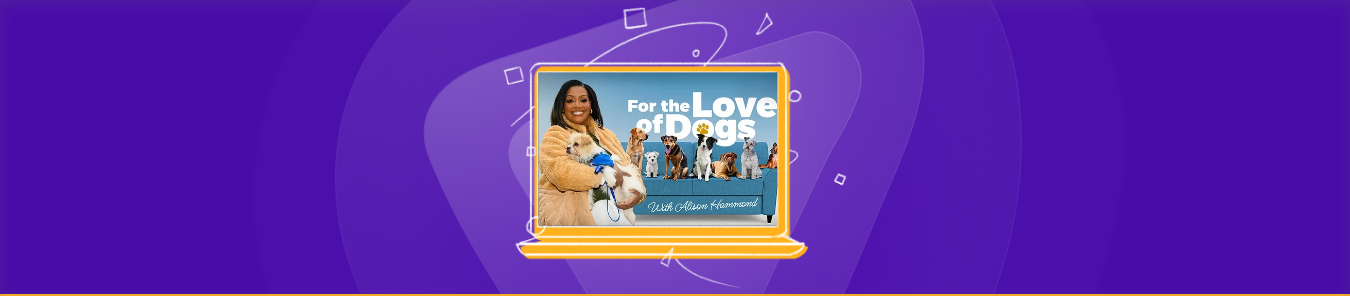 Watch For The Love of Dogs with Alison Hammond at Christmas in the US