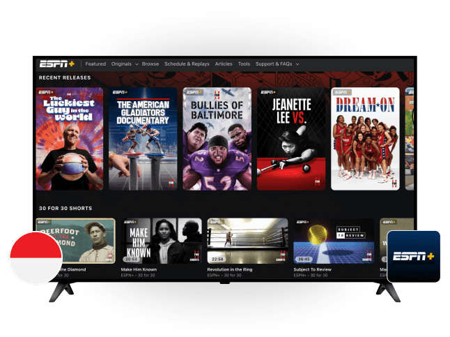 ESPN+ in Indonesia