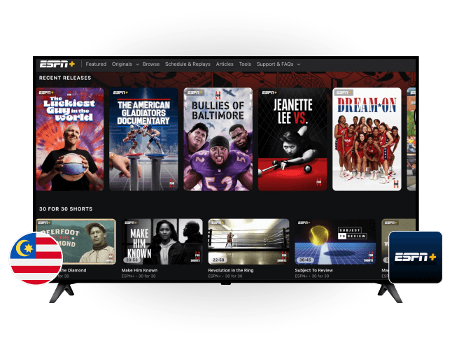 ESPN+ in Malaysia
