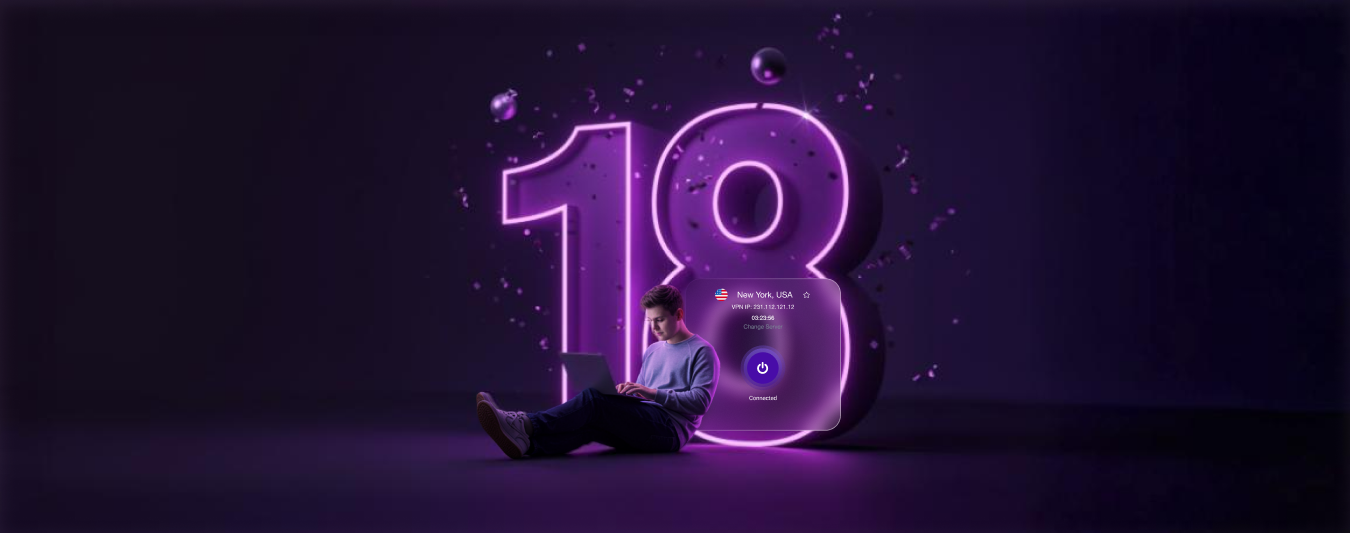 PureVPN Turns 18: A Look Back at Two Decades of Protecting Digital Freedom