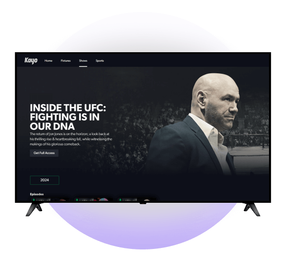 boxing and ufc on kayo sports
