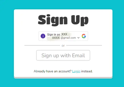 blooket signup