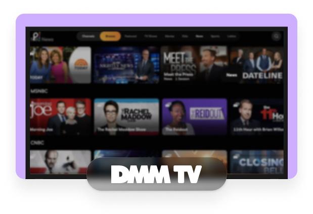 DMM TV outside Japan